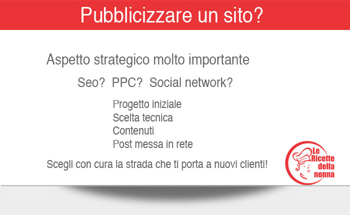 pubblicizzare un sito internet