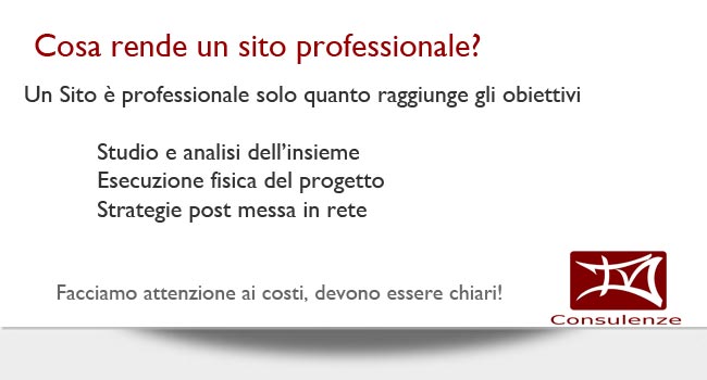 Cosa rende un sito professionale?