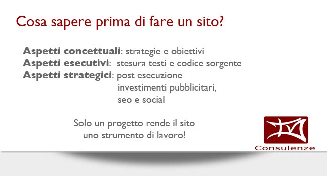 Cosa sapere prima di fare un sito?