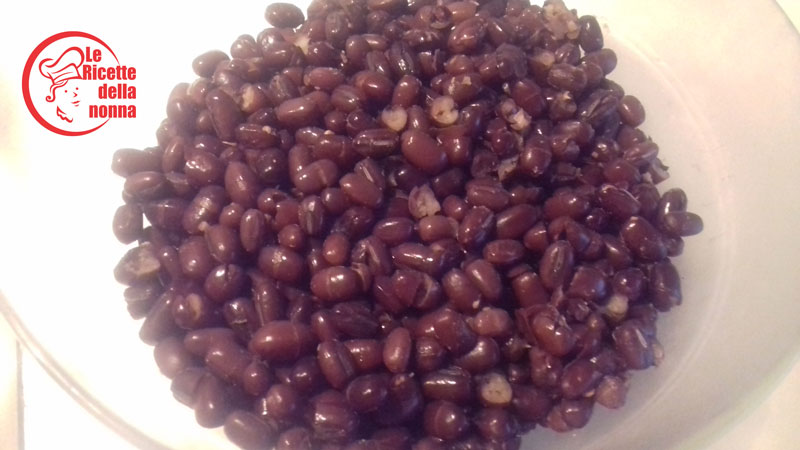 fagioli azuki bolliti