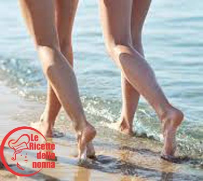 Camminare in acqua per le gambe pesanti e gonfie