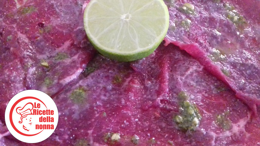 Carpaccio Lime Pesto