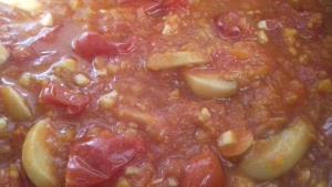 aggiunta di funghi al fondo per lo spezzatino di soia | lericettedellanonna.com aggiunta di funghi al fondo per lo spezzatino di soia | lericettedellanonna.com